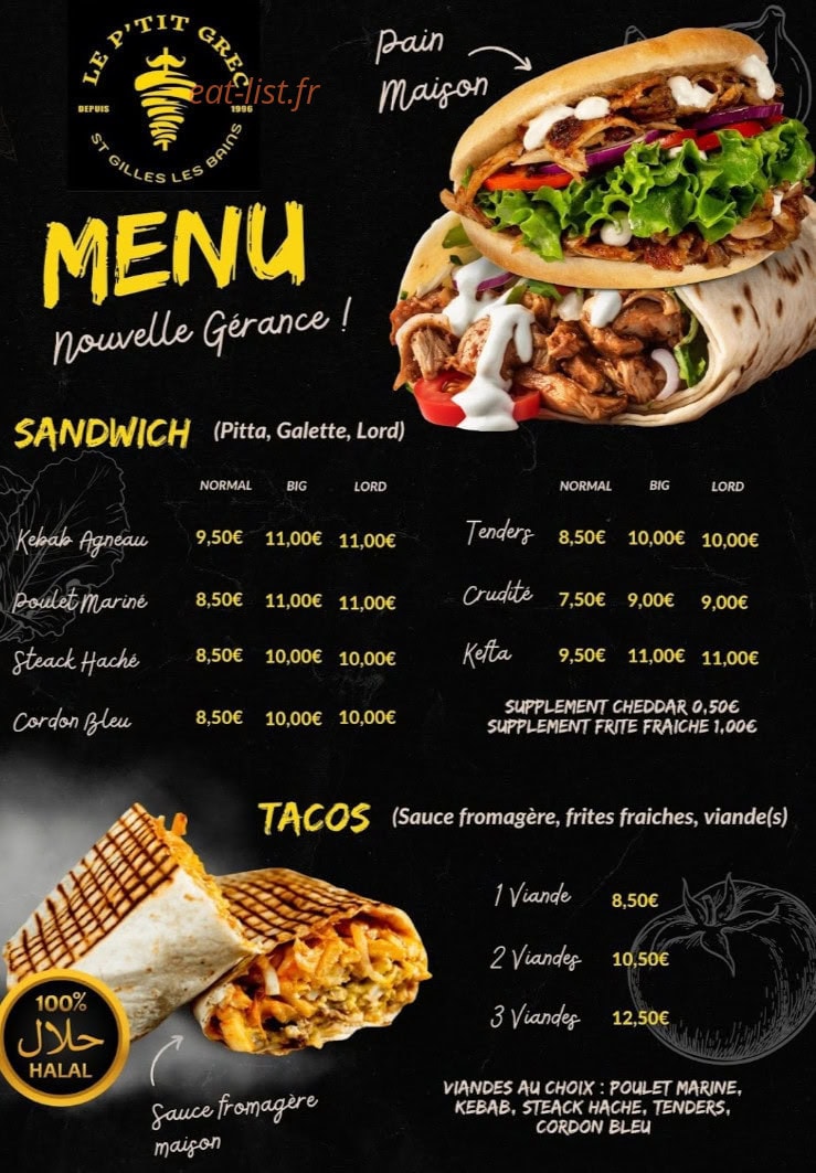 Le Pti Grec — carte page 2