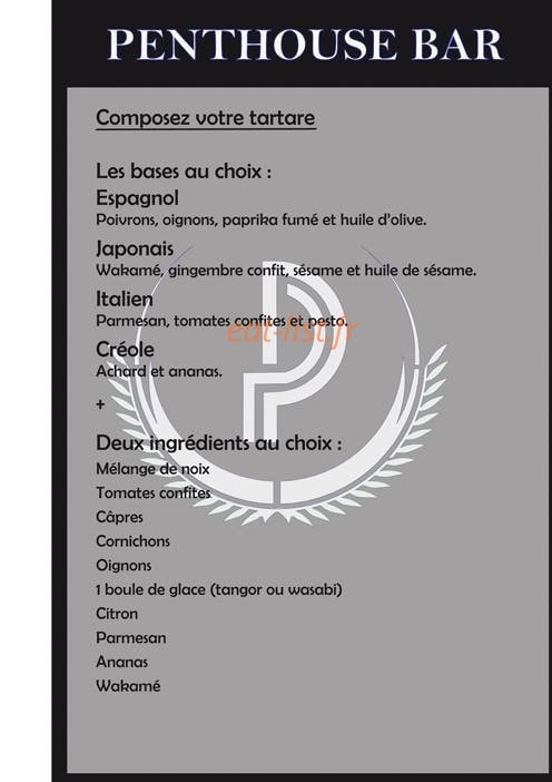 Le Rooftop — carte page 2