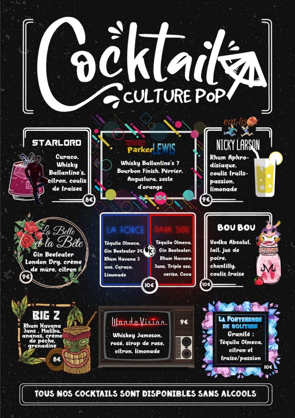 Les Toiles Noires — carte page 11