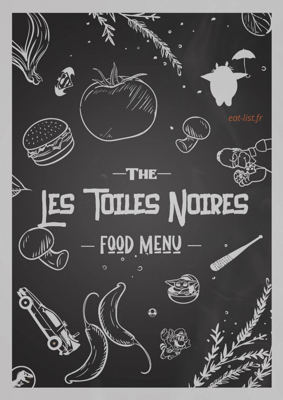 Les Toiles Noires — carte page 1