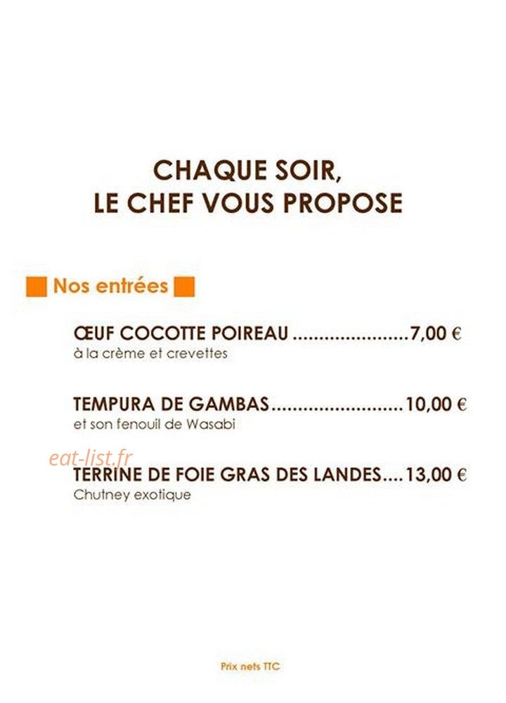 Métis Café — carte page 5