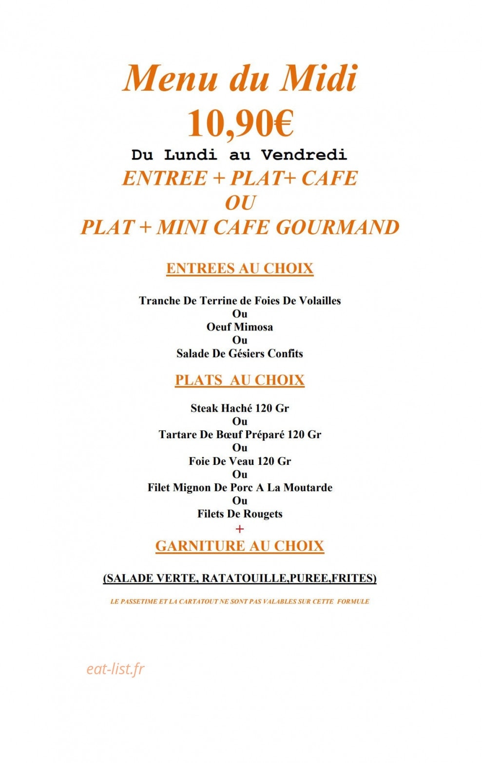 O Resto — carte page 1