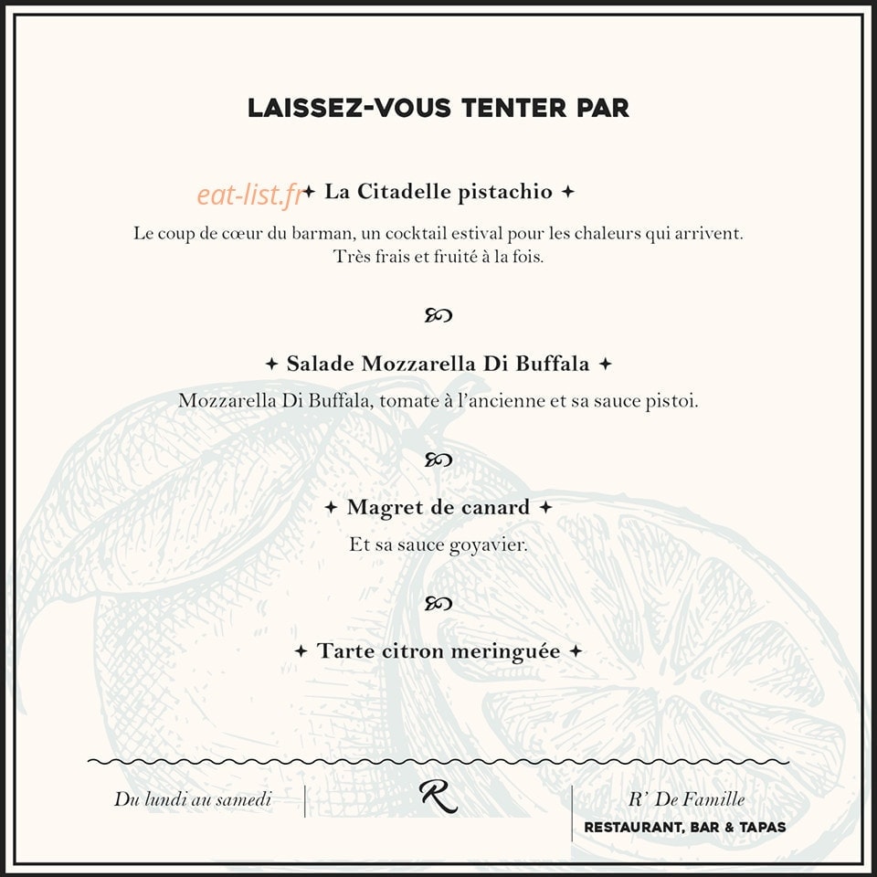 R' de Famille — carte page 1