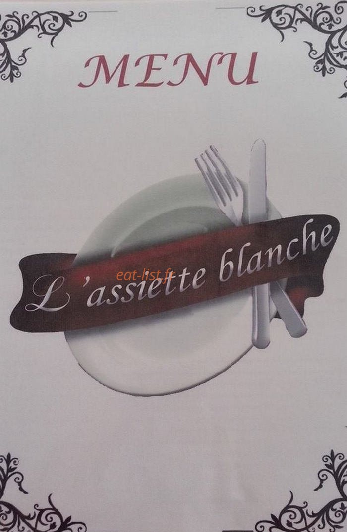 L'assiette blanche — carte page 1
