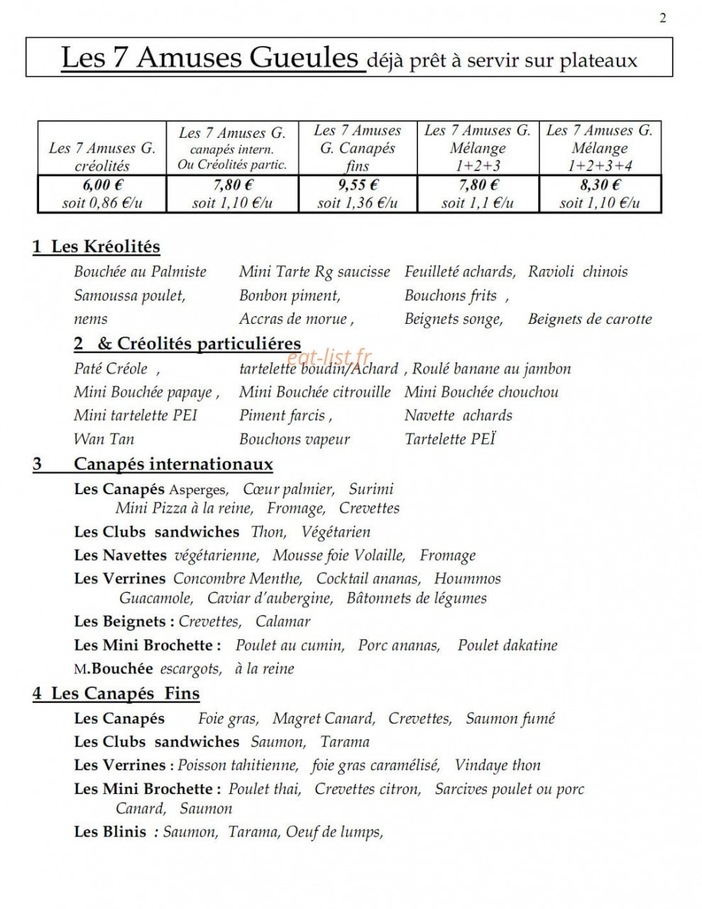 Le Domaine des Lys - Albert — carte page 2