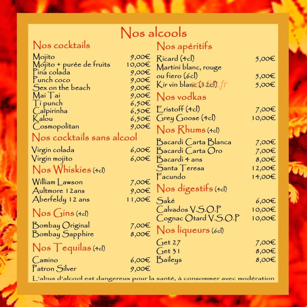 Le Dragon Bowls — carte page 7