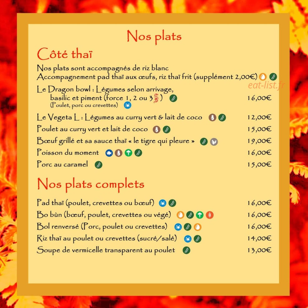Le Dragon Bowls — carte page 4