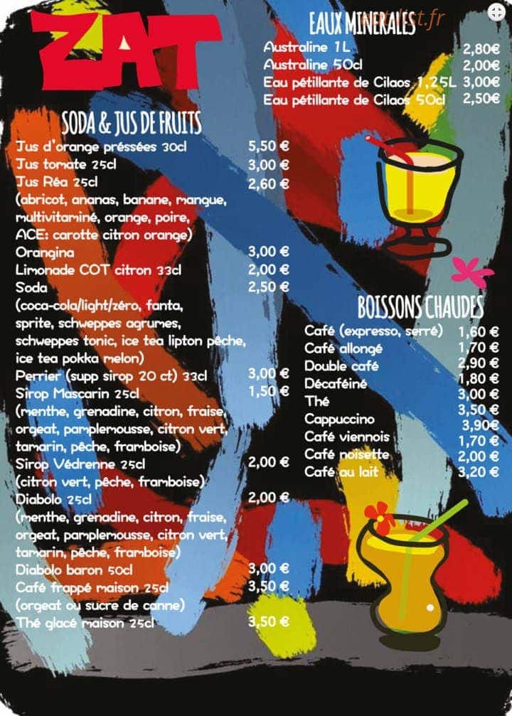 Le zat — carte page 2