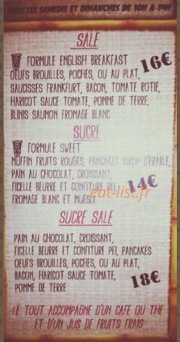 Leu Tiki — carte page 1