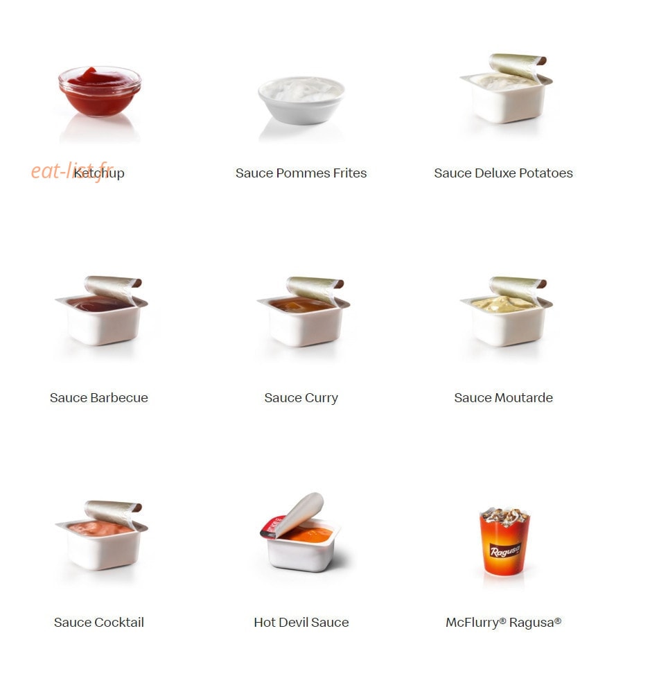 Mc Donald's — carte page 9