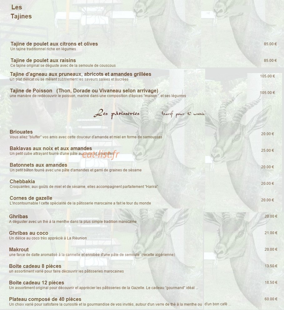 La Gazelle — carte page 5