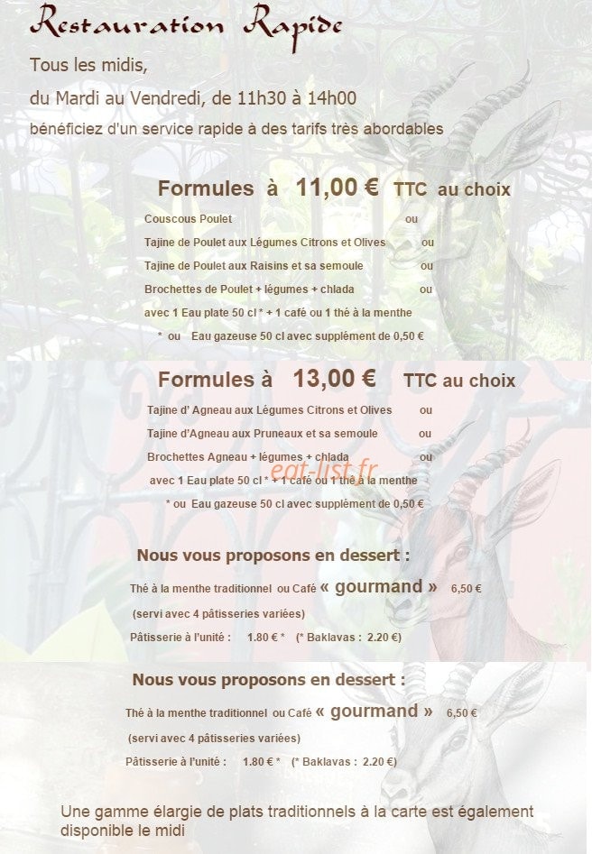 La Gazelle — carte page 2