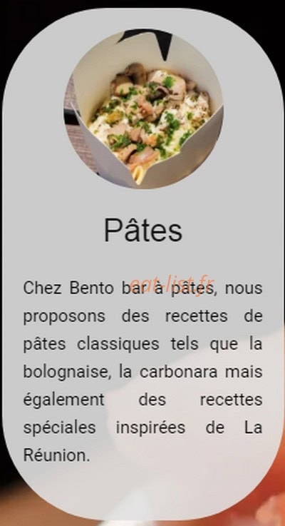 Bento — carte page 1