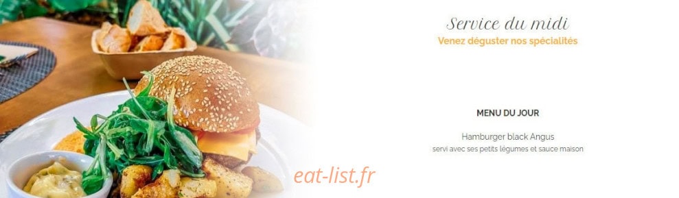 Bistro De La Mare — carte page 1