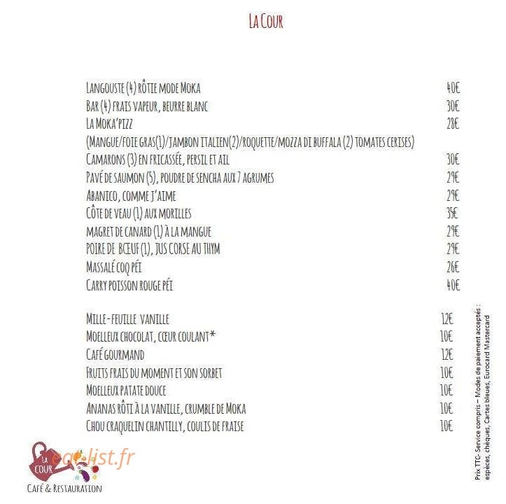 Domaine Moka — carte page 2