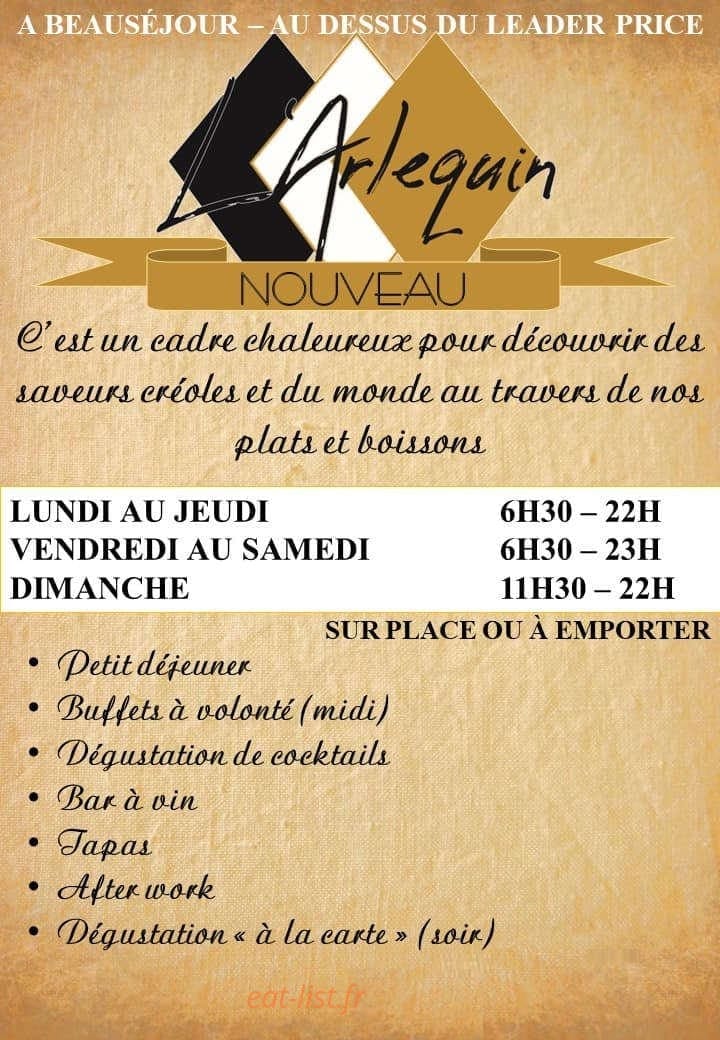 L'Arlequin — carte page 6