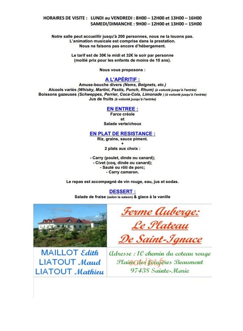Le Plateau De Saint-Ignace — carte page 1