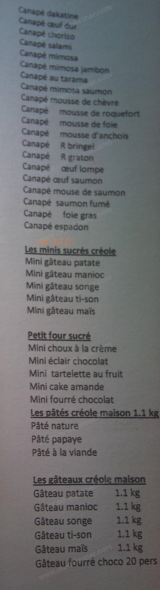 Micro traiteur pizza — carte page 8