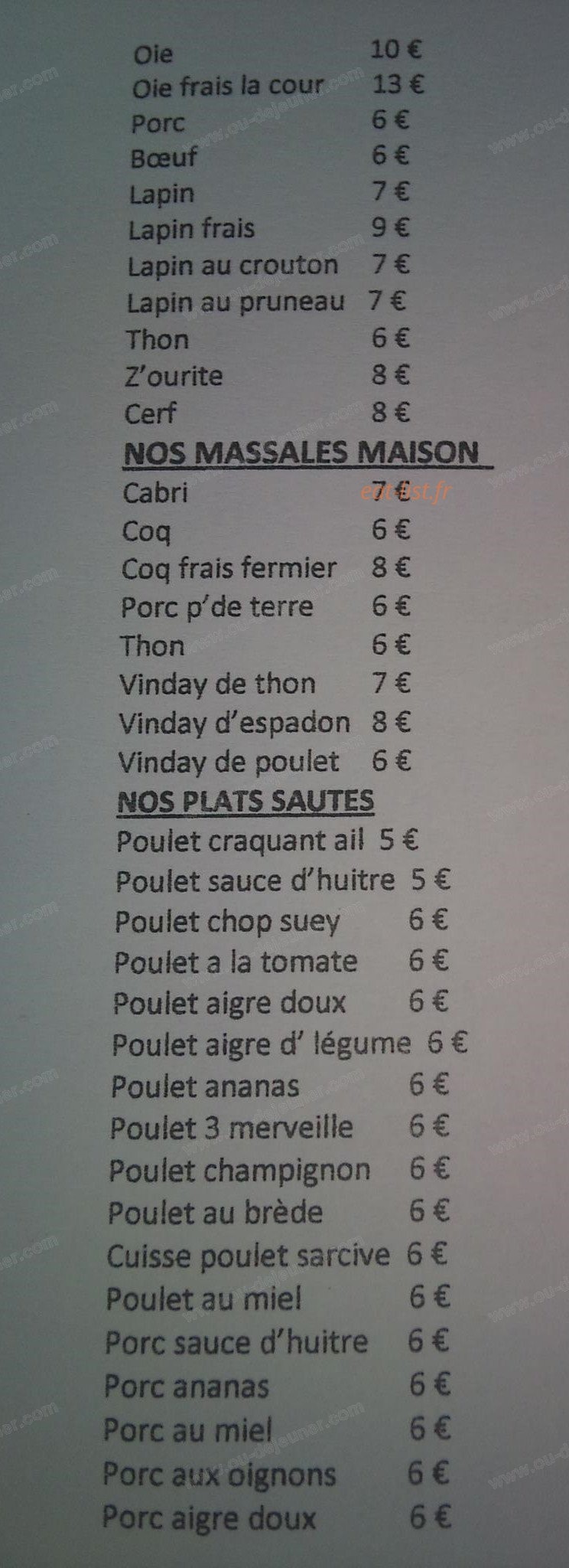 Micro traiteur pizza — carte page 9