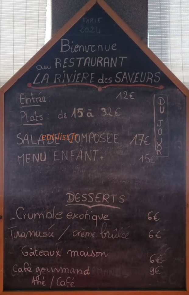La Rivière des Saveurs — carte page 1