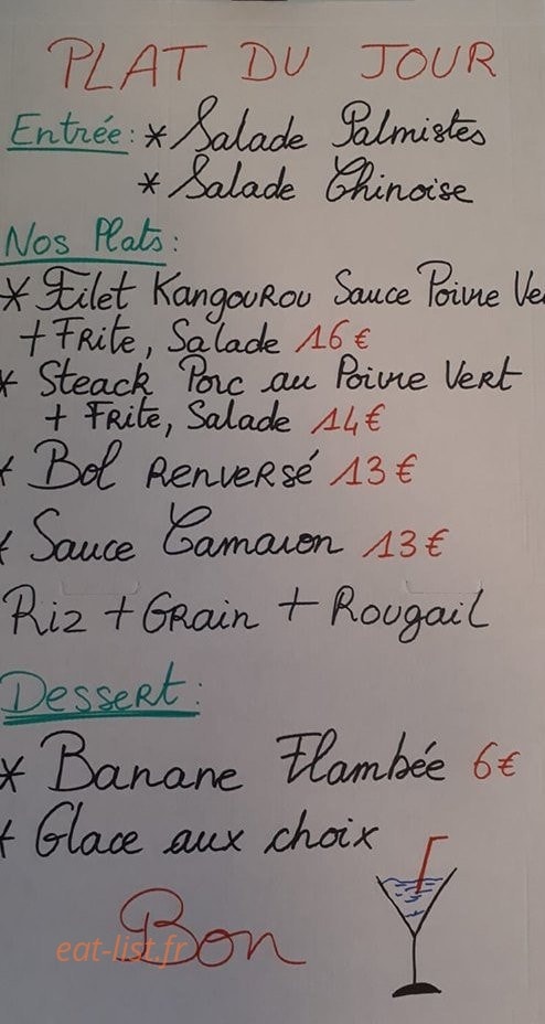 Pizzeria Les Bambous — carte page 7