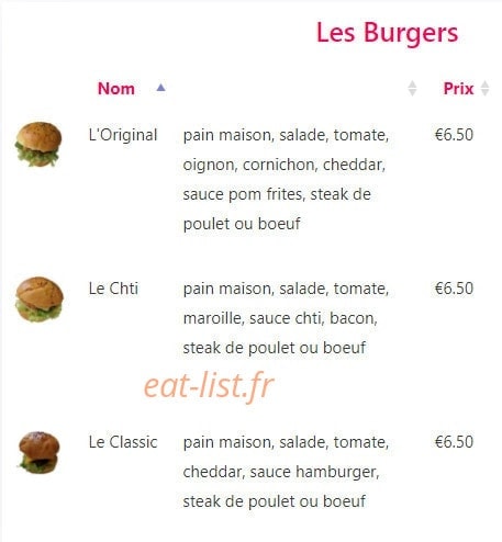 Chti Pizz — carte page 5