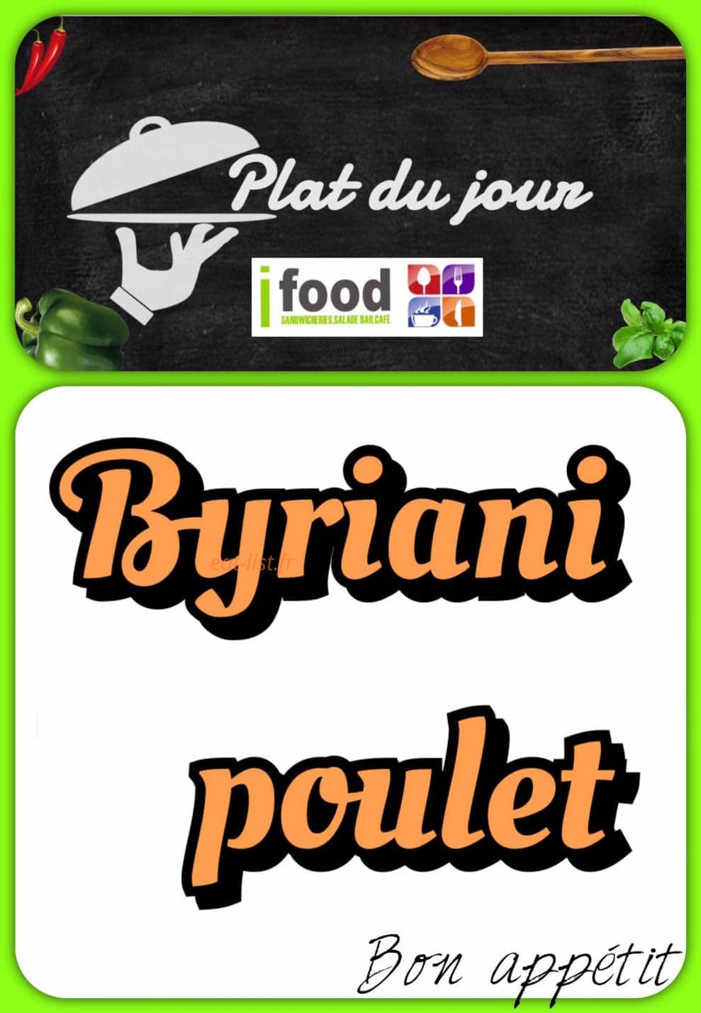 IFood Réunion — carte page 1