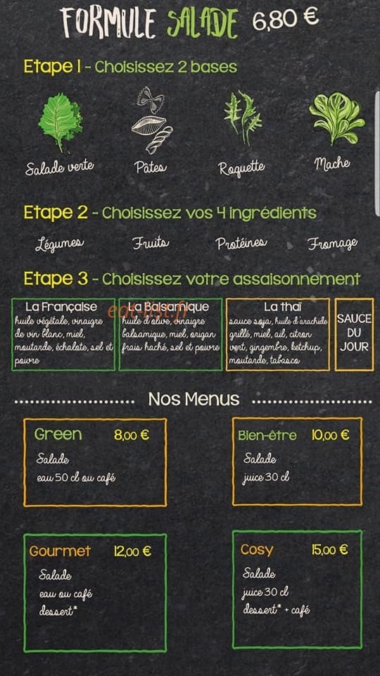 Juice & Green — carte page 4