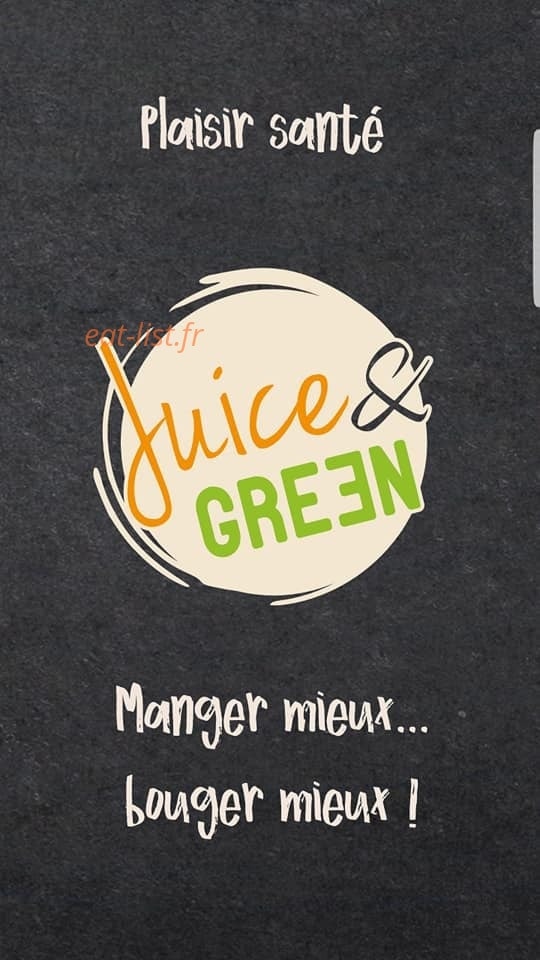 Juice & Green — carte page 1