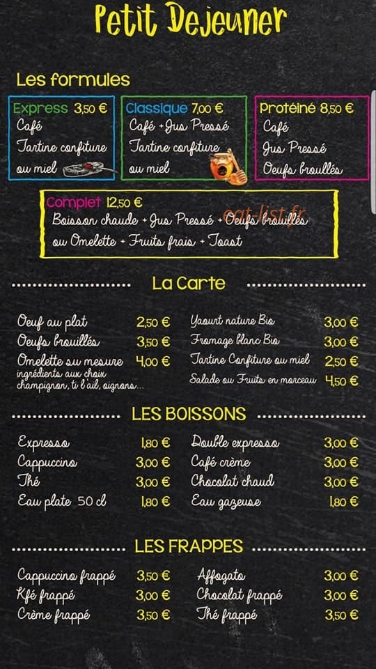 Juice & Green — carte page 2