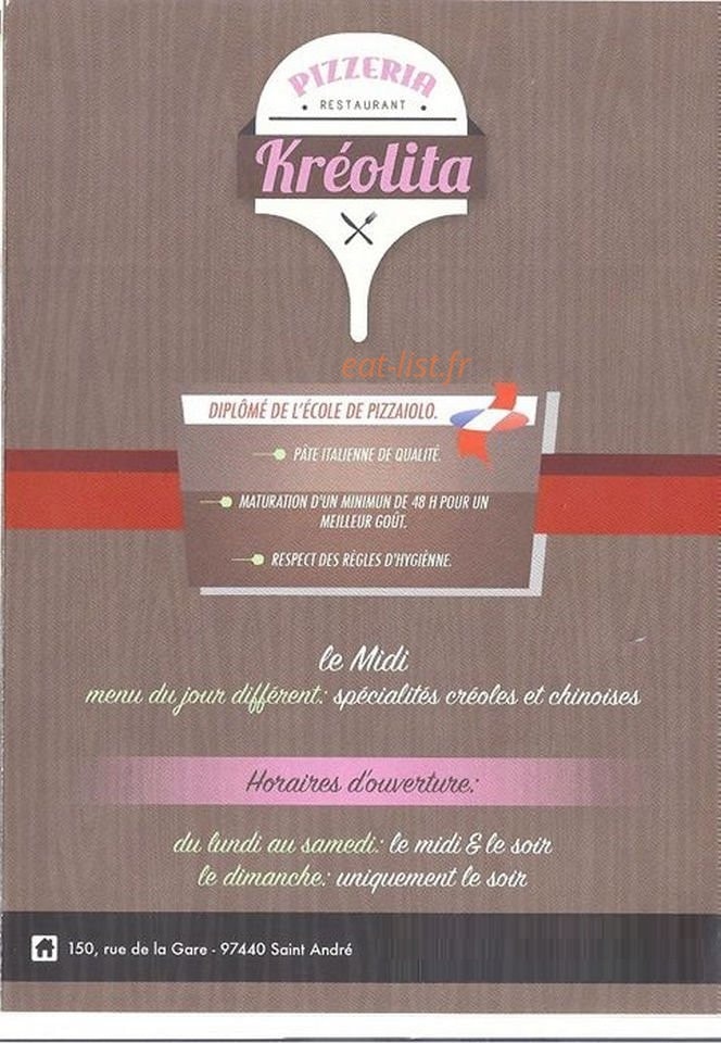 Kreolita — carte page 1