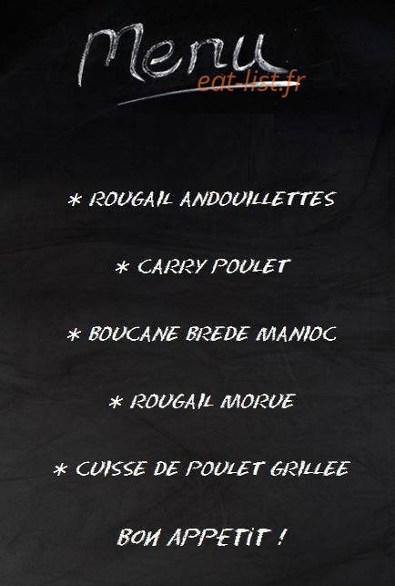 La terrasse kréol by aldo — carte page 2