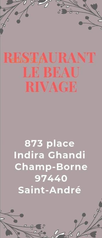 Le Beau Rivage — carte page 1