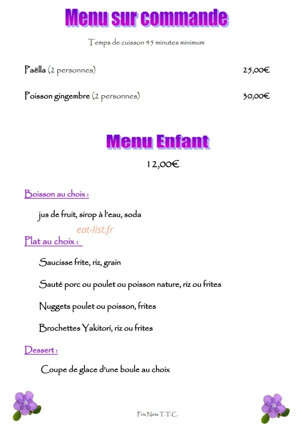 Le franciscea — carte page 4