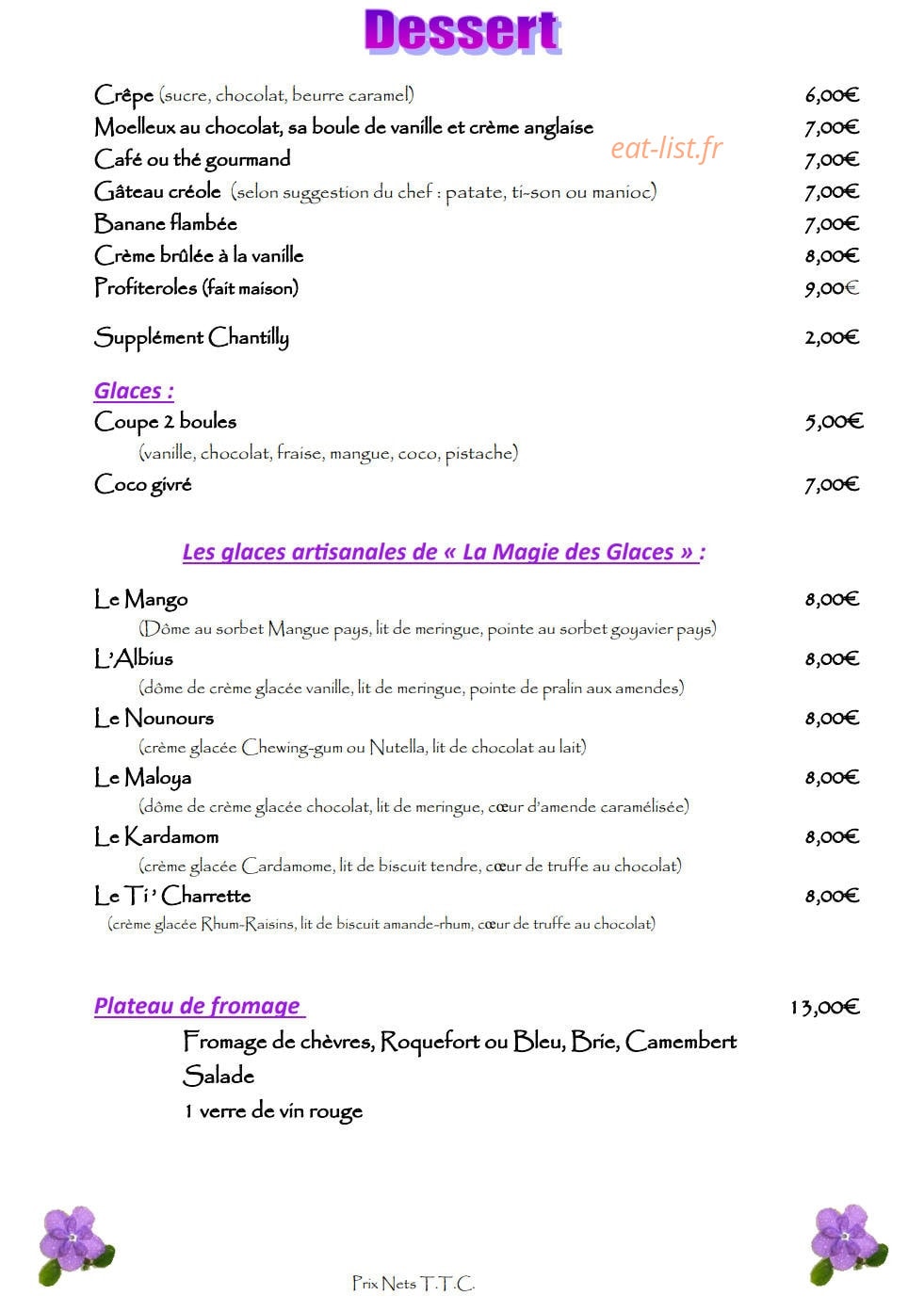 Le franciscea — carte page 5