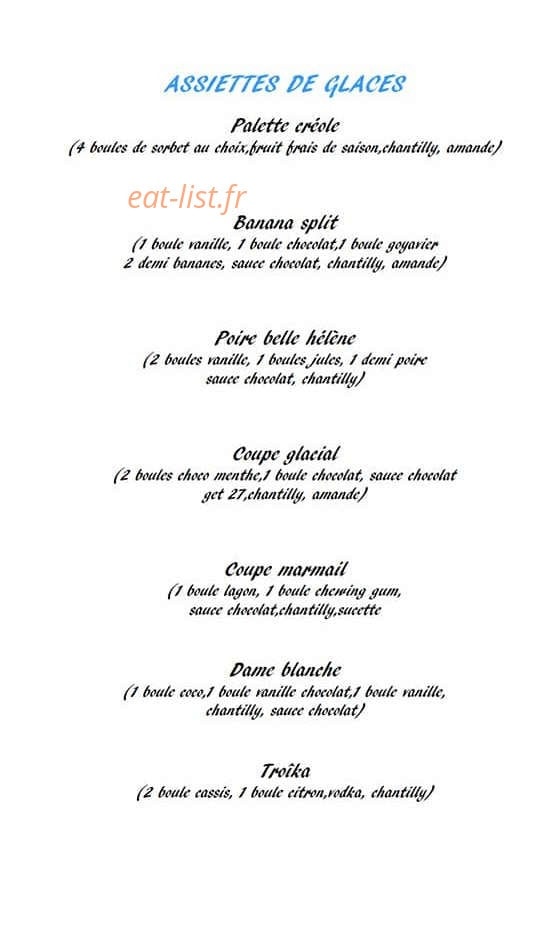 Resto Chez Jules — carte page 4