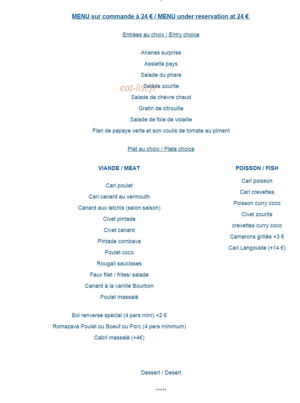Le Pharest — carte page 2