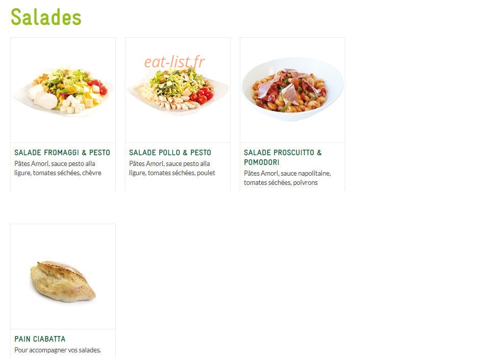 Mezzo di Pasta — carte page 3
