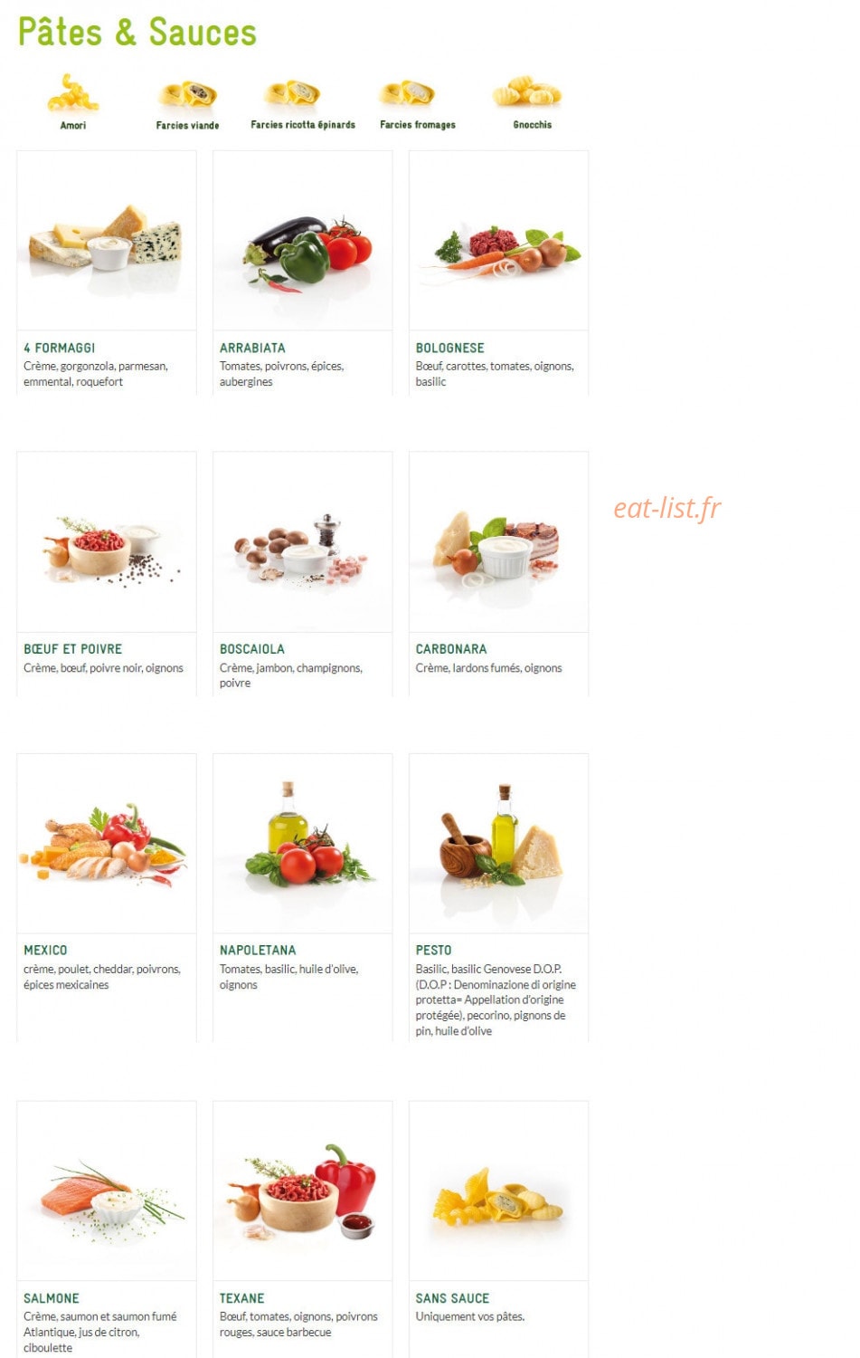 Mezzo di Pasta — carte page 2