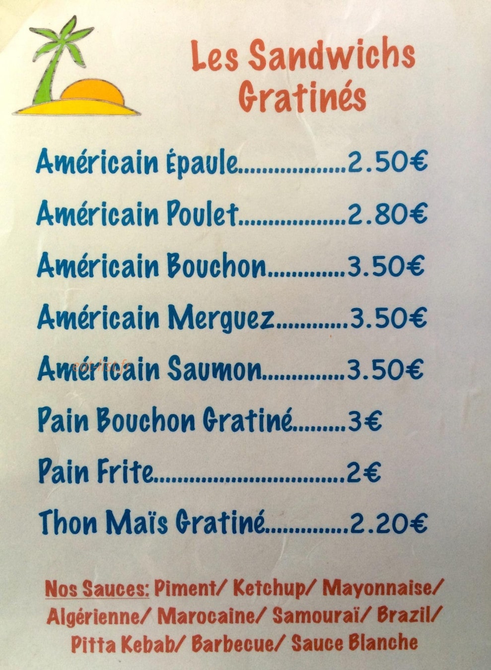 L' Exotic — carte page 1