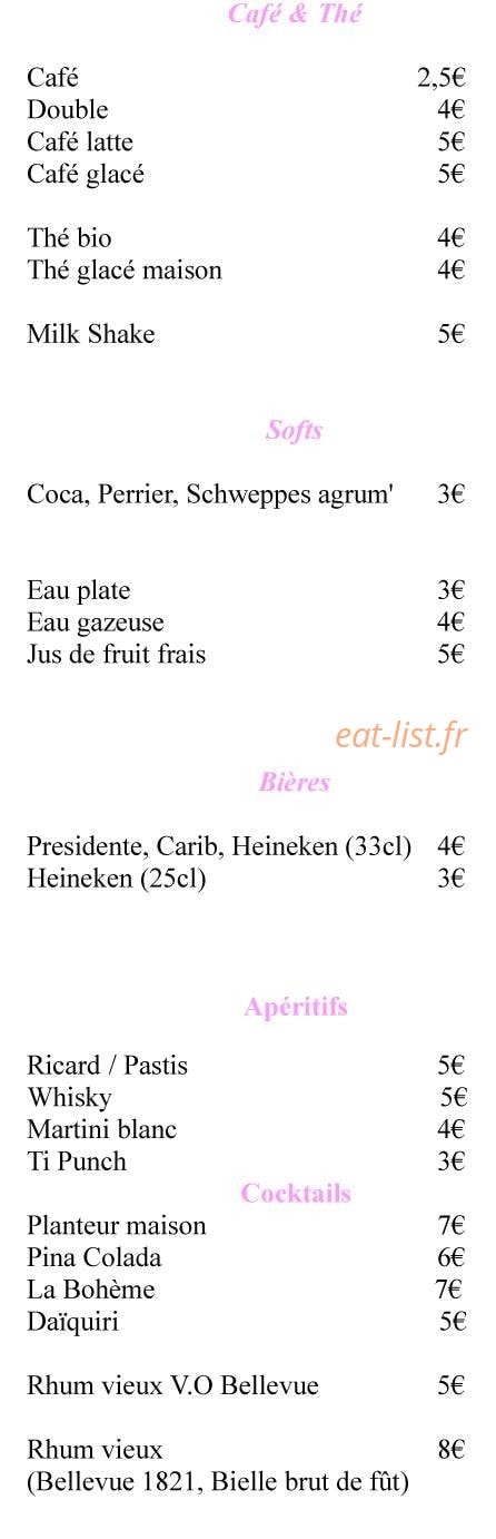 La Bohème — carte page 3