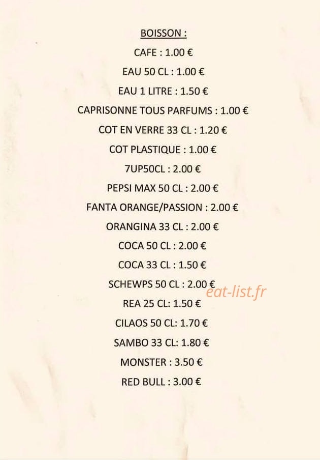 La magie gourmande — carte page 4