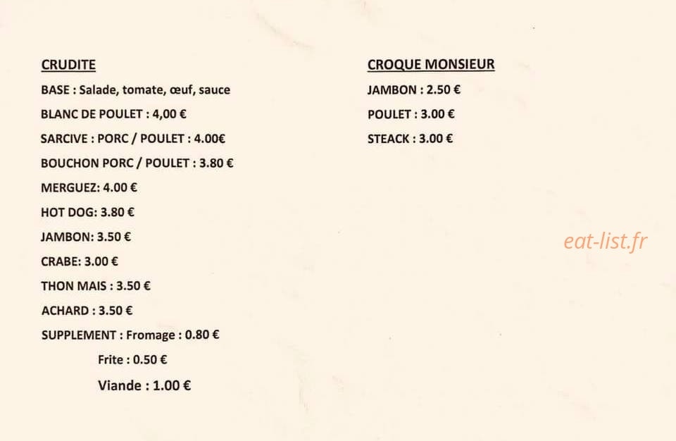 La magie gourmande — carte page 5