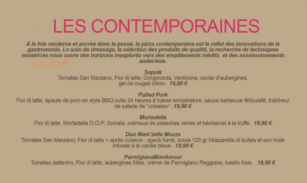 Mam'zelle — carte page 2