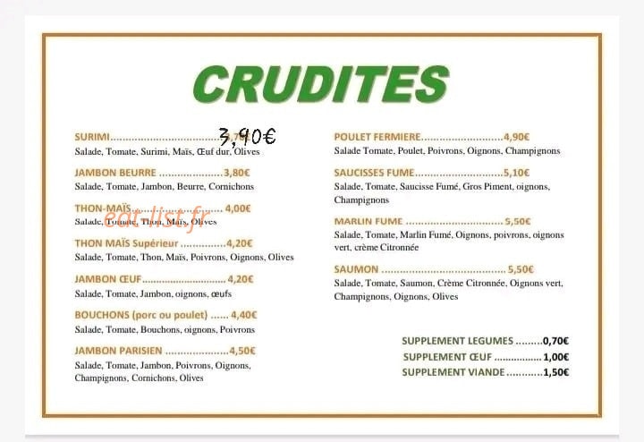 O Jadee's Bokit — carte page 3