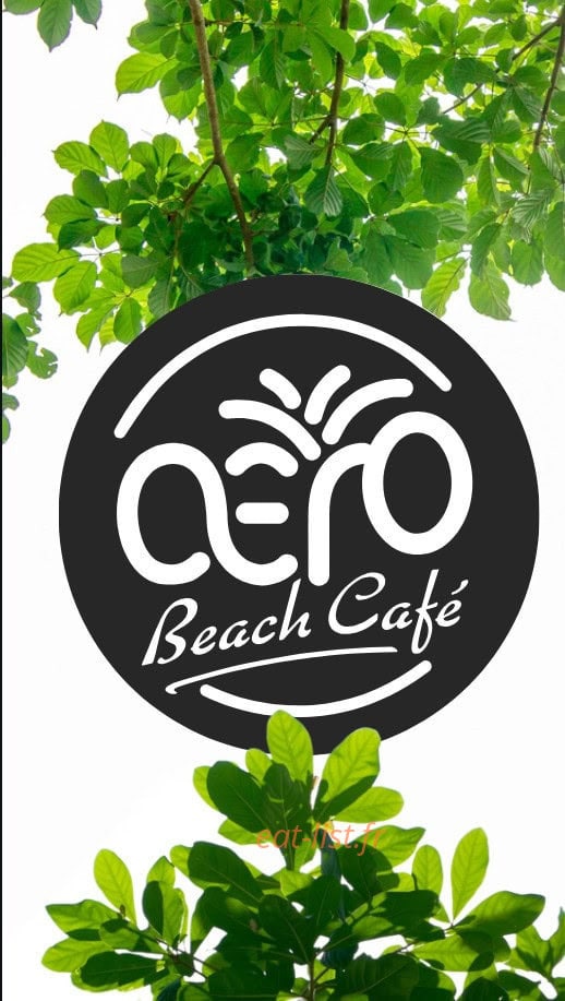 Aero Beach Café — carte page 1