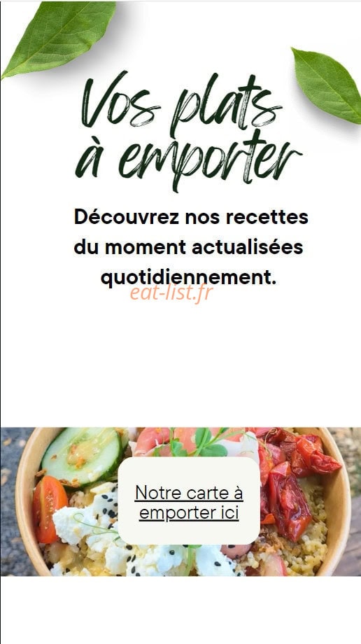 Aero Beach Café — carte page 2