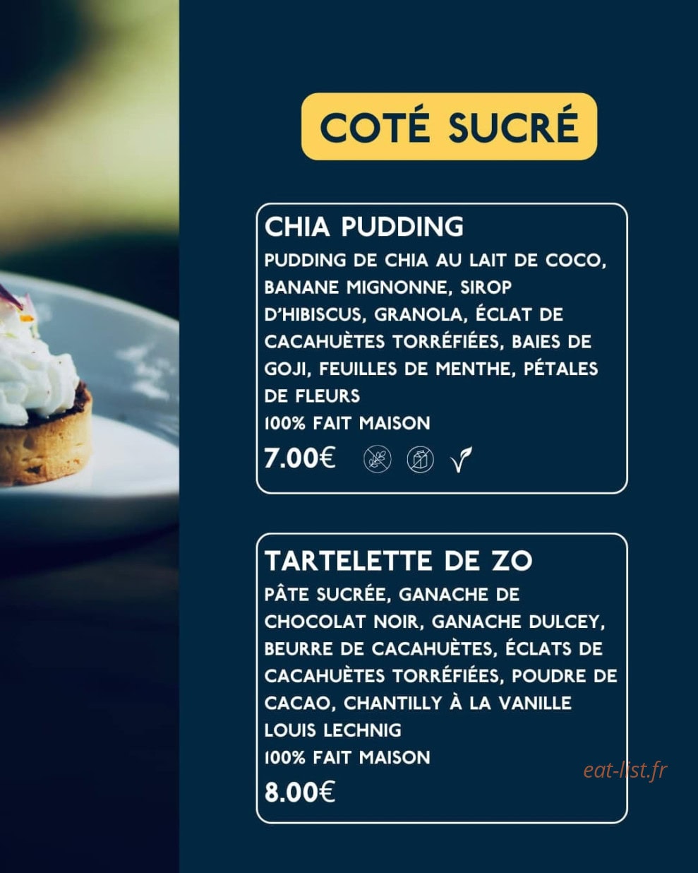 Café 1715 — carte page 6