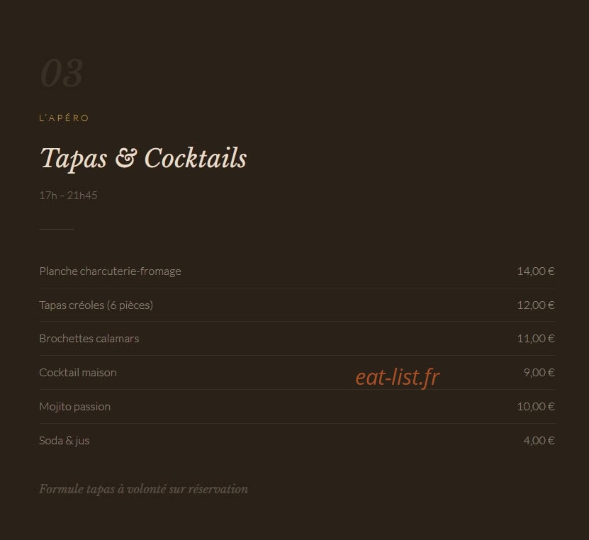 Cap Sunset — carte page 3