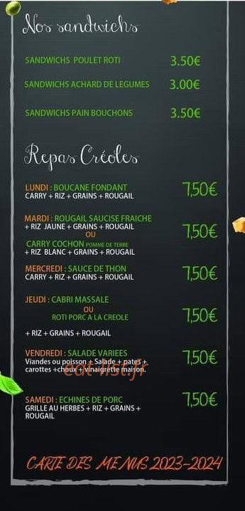 Chez Madame Ô — carte page 2